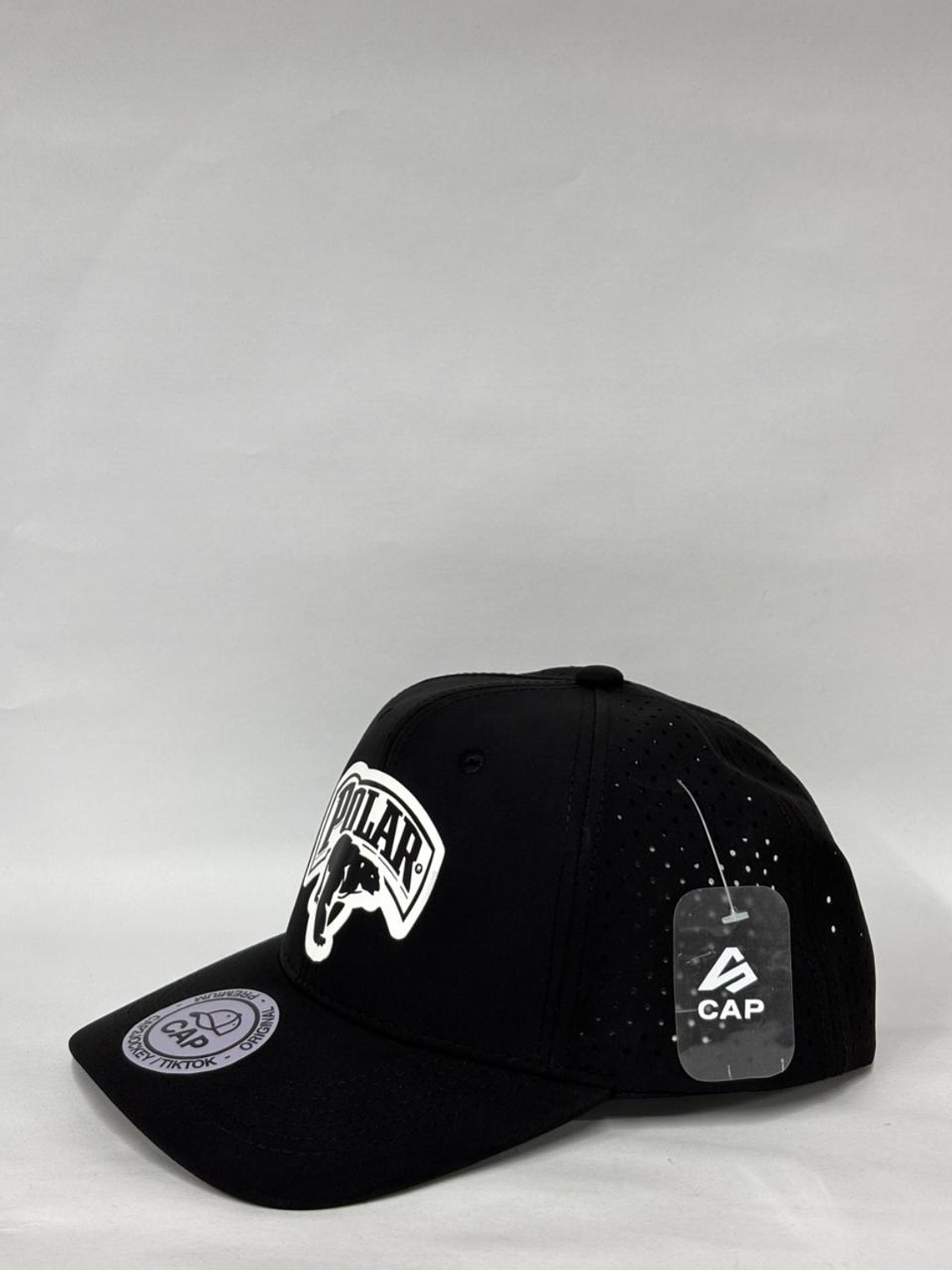 Gorra de lona 6p - Negro / Polar black  2