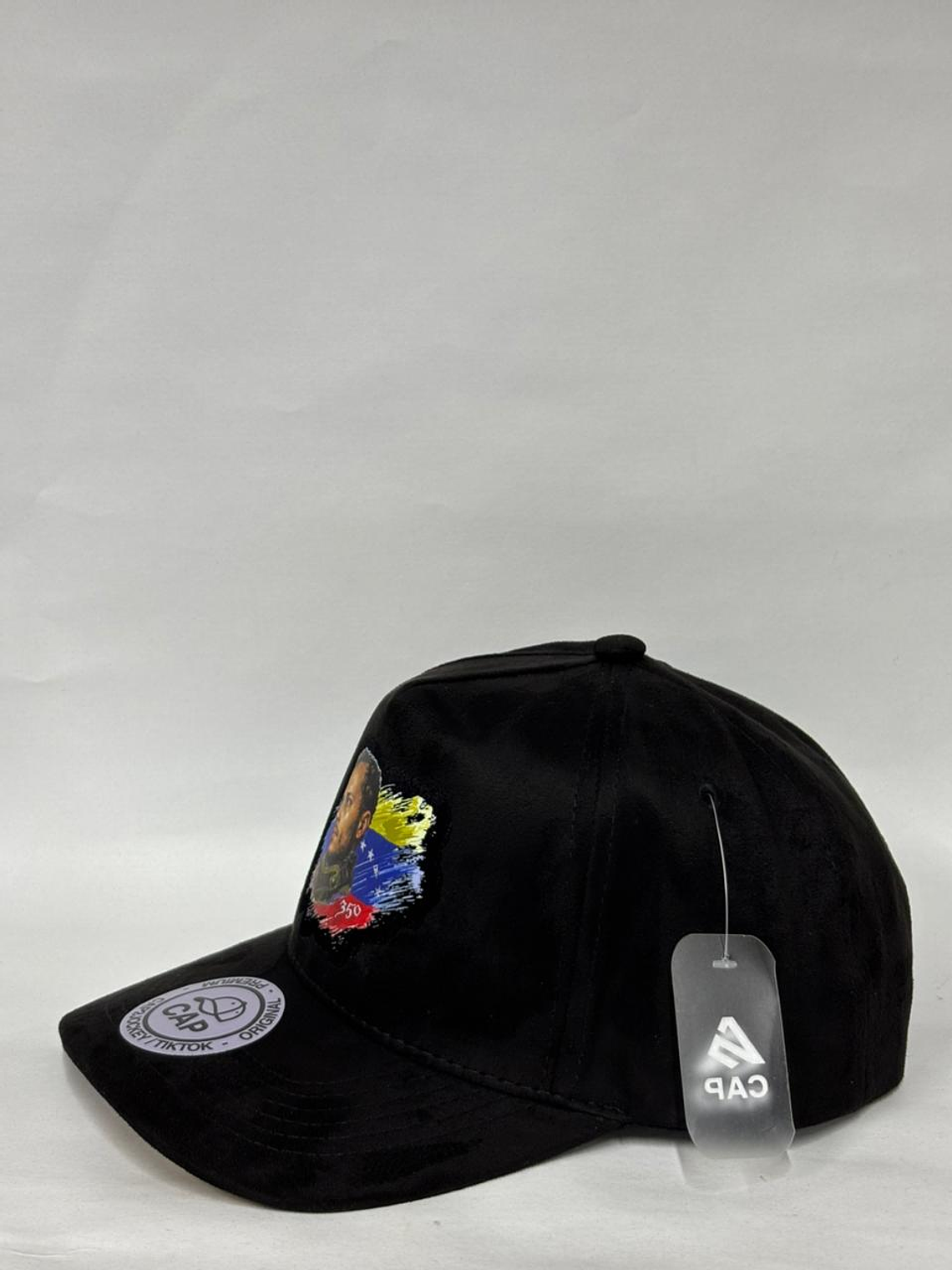 Gorra de gamuza 5p - Negro / Oscar Pérez  3