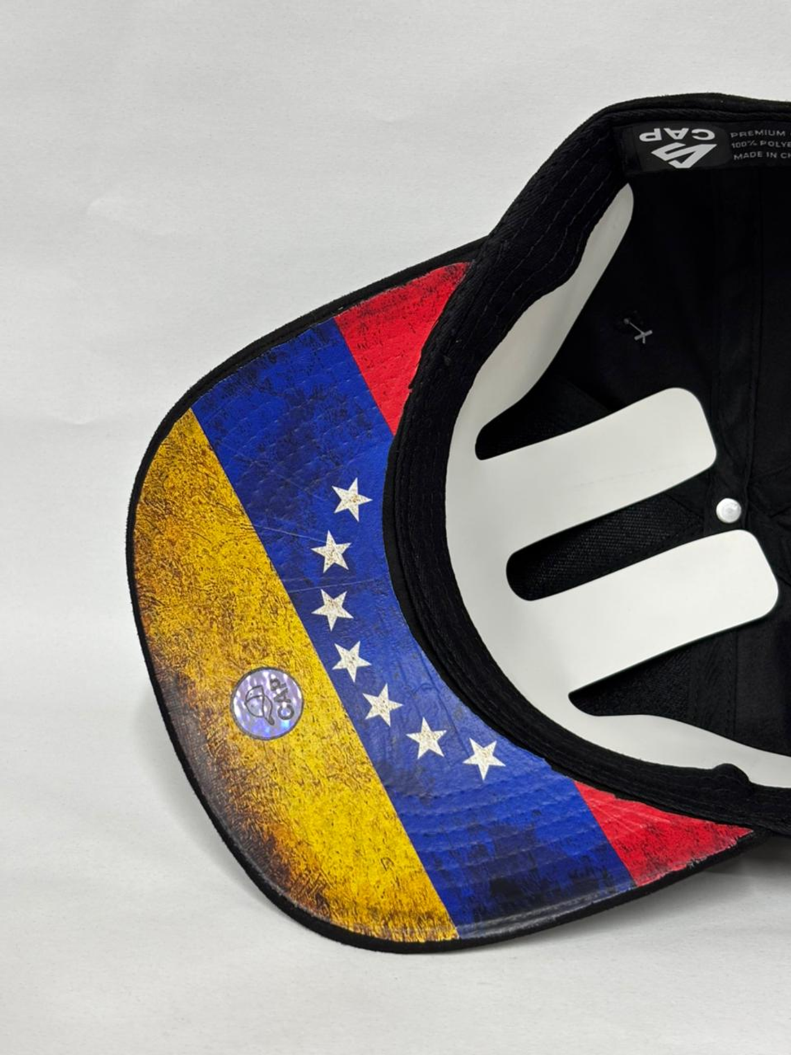 Gorra de gamuza 5p - Negro / Oscar Pérez  4