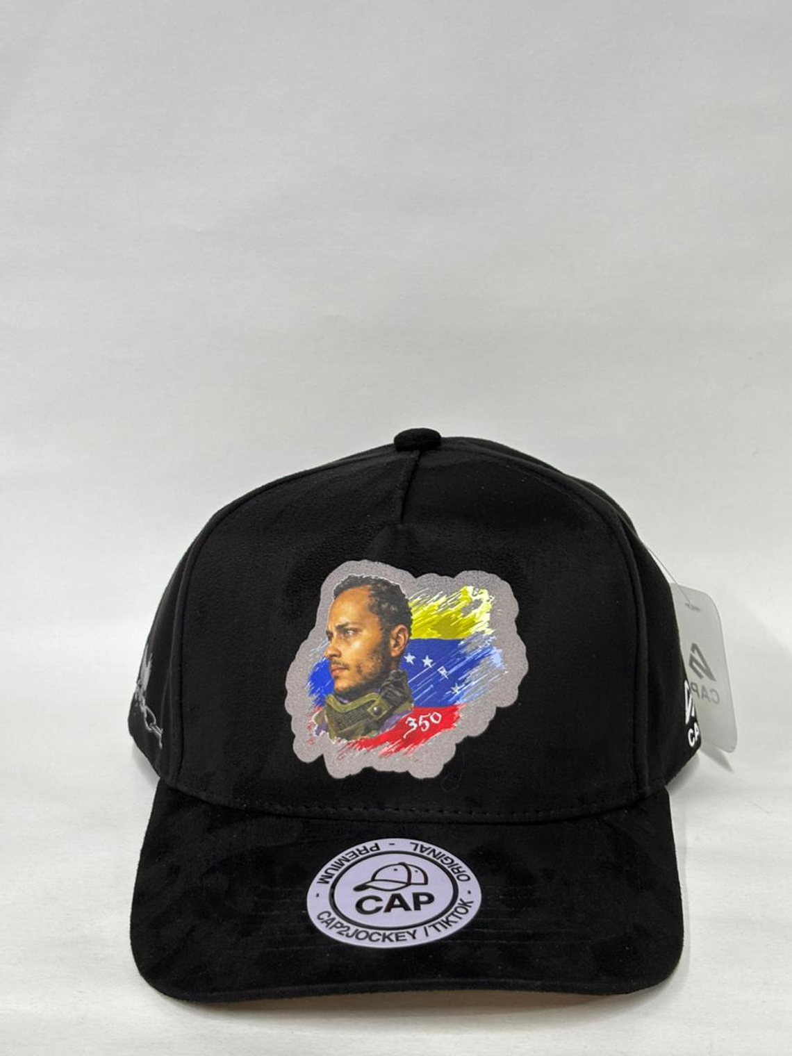 Gorra de gamuza 5p - Negro / Oscar Pérez  6