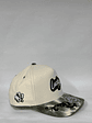 Gorra de lona 5p - Beige x Verde / Lucky  - Miniatura 2