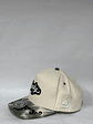 Gorra de lona 5p - Beige x Verde / Lucky  - Miniatura 3
