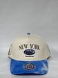 Gorra de lona 5p - Beige x Azul / New York Manhattan  - Miniatura 1