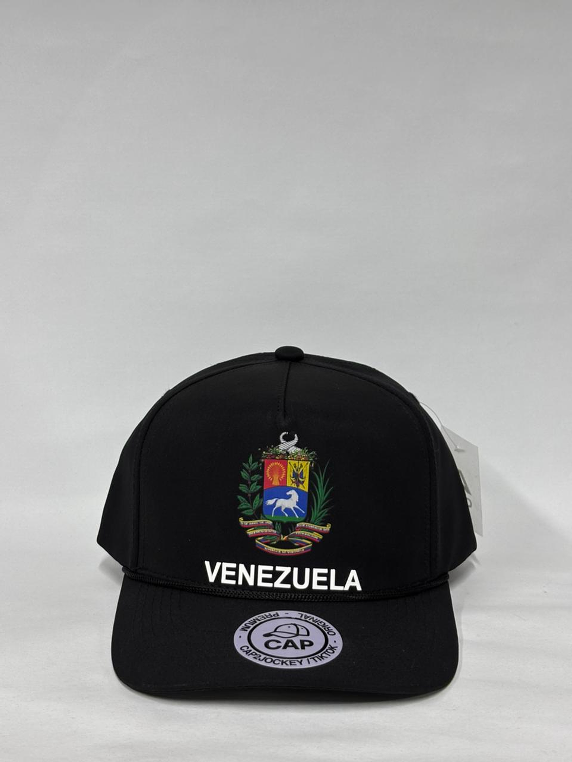 Gorra de lona 5p - Negro /  Venezuela patria  1