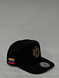 Gorra de lona 5p - Negro / Escudo dorado Vzla  - Miniatura 2