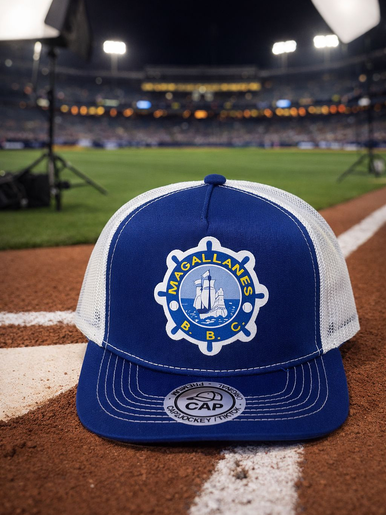 Jockey de malla 5p - Azul x blanco / Magallanes B.B.C 3