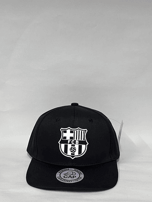 Gorra de lona 6p - Negro / Barcelona FC 3D