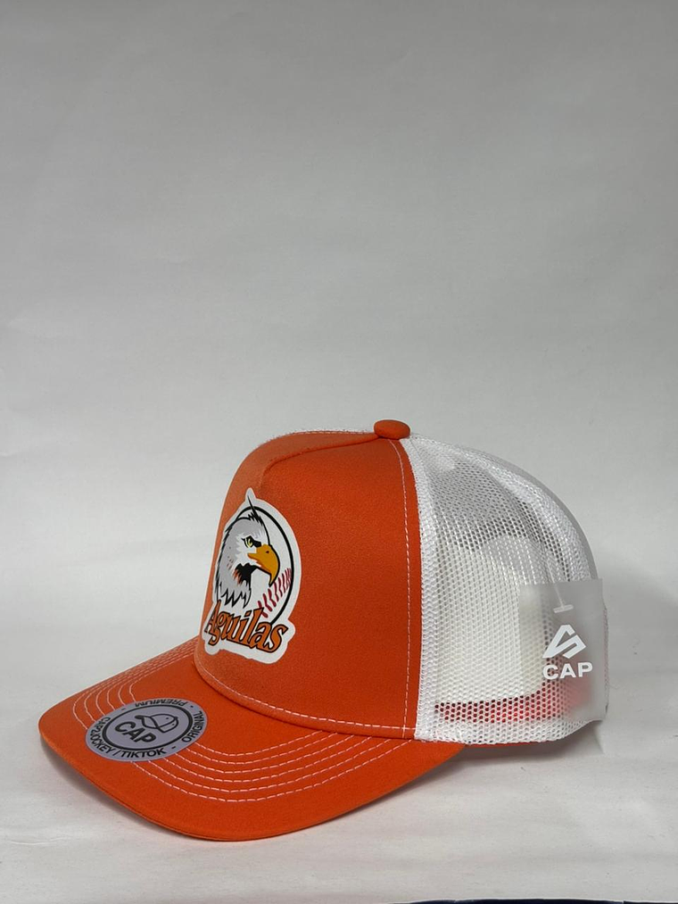 Jockey de malla 5p - Naranja x blanco / Aguilas del Zulia 2