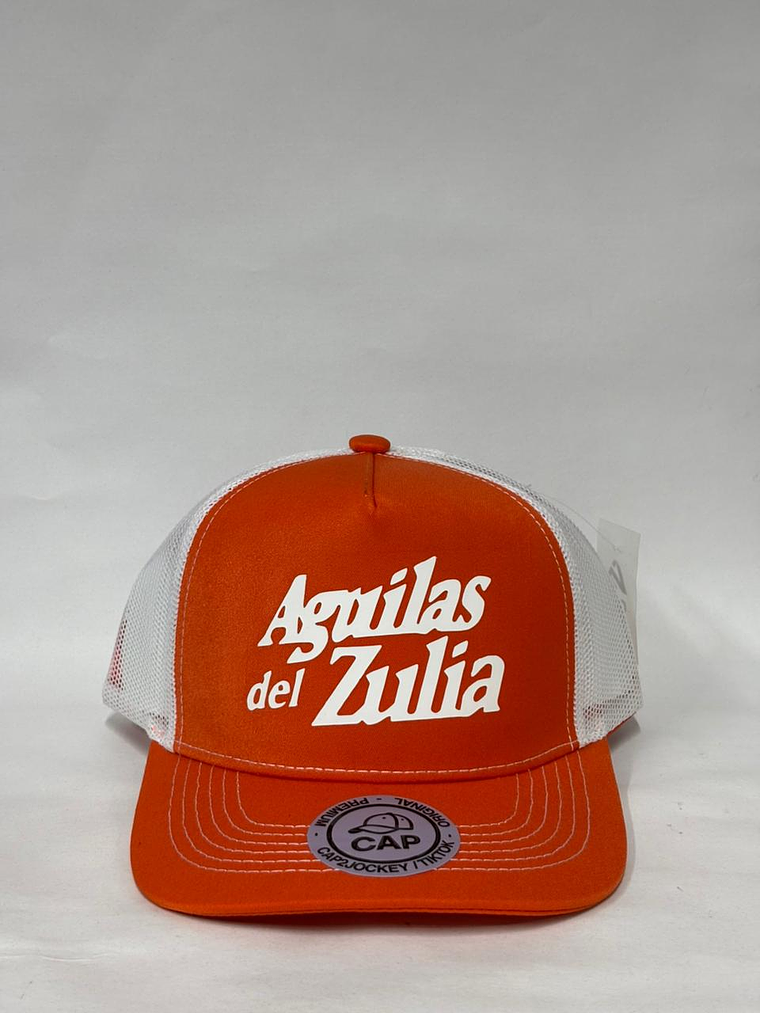 Jockey de malla 5p - Naranja x blanco / Águilas del zulia  3