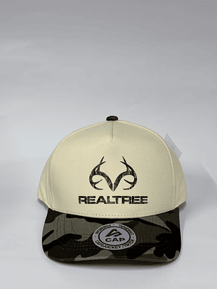 Gorra de lona 5p / Beige x Camuflado - Realtree 