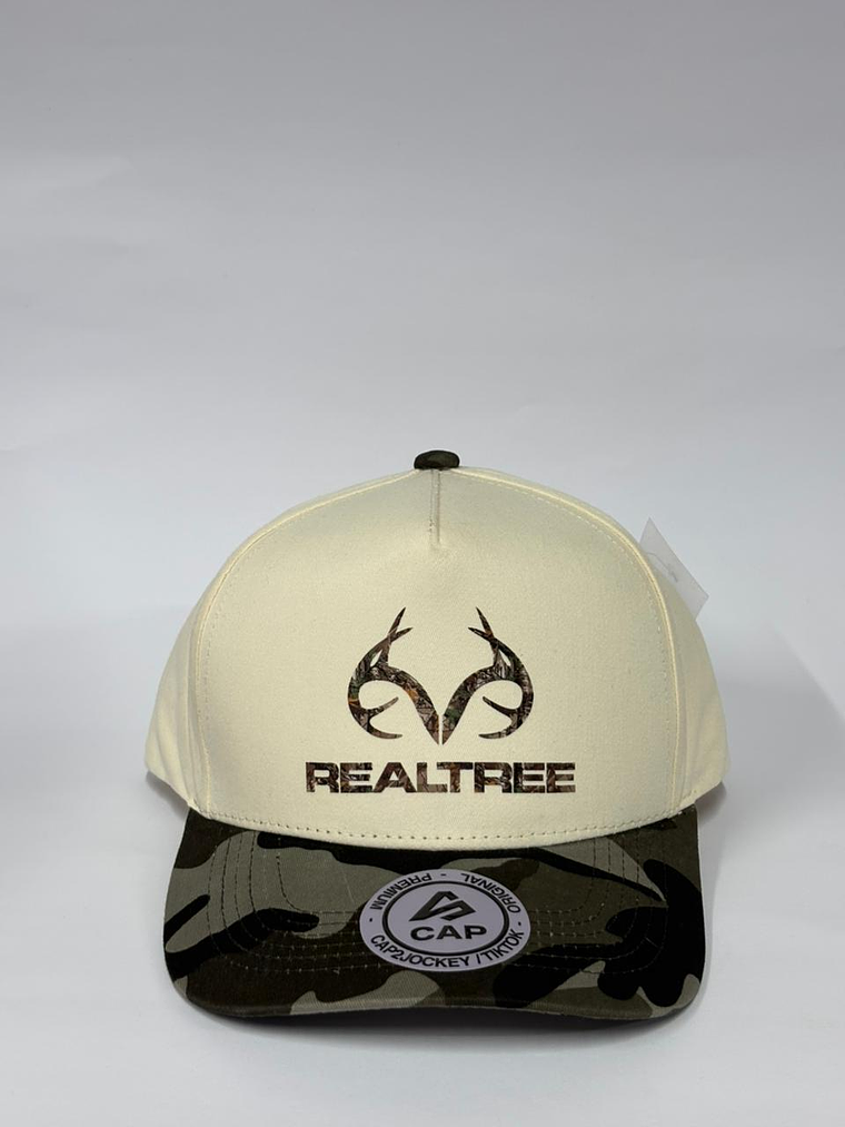 Gorra de lona 5p / Beige x Camuflado - Realtree  1