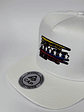 Gorra de lona 5p - Blanco / Bandera tricolor Vzla  - Miniatura 3