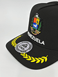 Gorra de lona con laser 5p  - Negro / Escudo Venezuela - espigas  - Miniatura 3