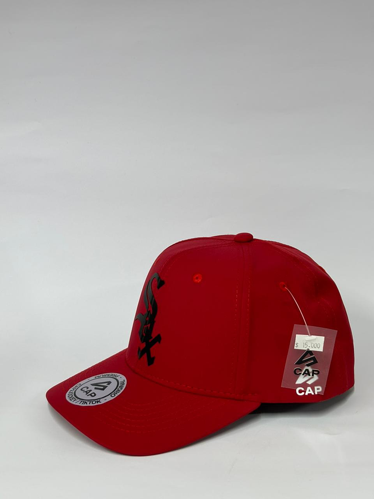 Gorra de lona 6p - Rojo / Sox  3
