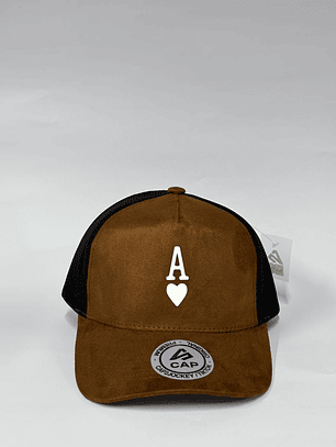 Jockey malla 5p -  Marrón x negro / A de corazón 