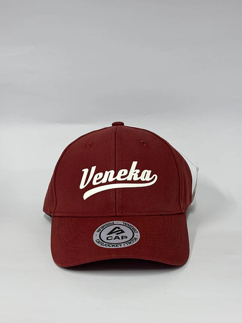 Gorra de lona 6p - Burdeo  (Vinotinto) / Veneka 