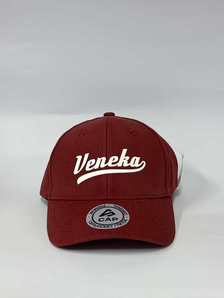 Gorra de lona 6p - Burdeo  (Vinotinto) / Veneka  1