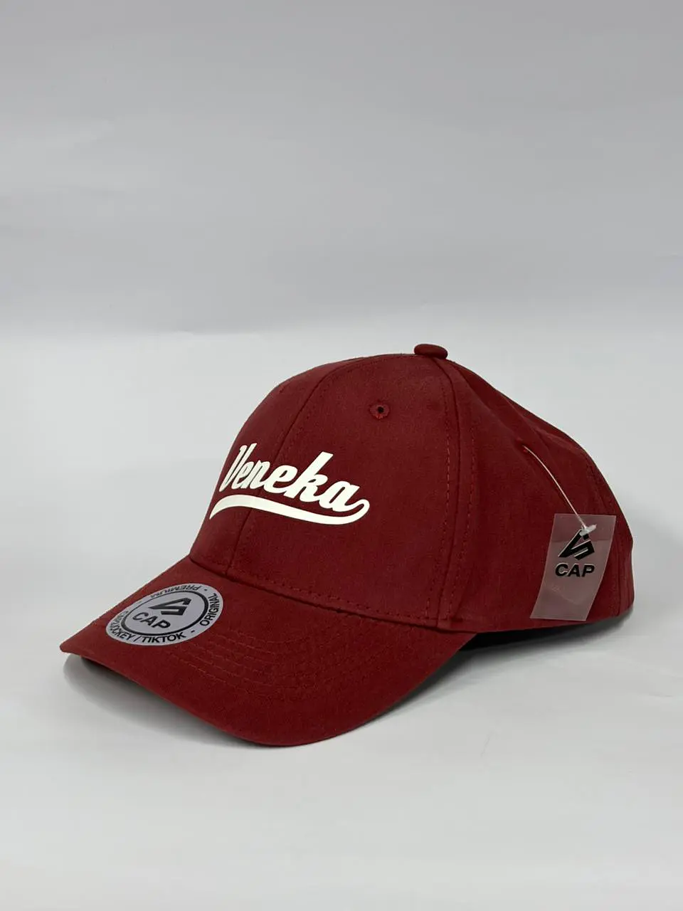 Gorra de lona 6p - Burdeo  (Vinotinto) / Veneka  2