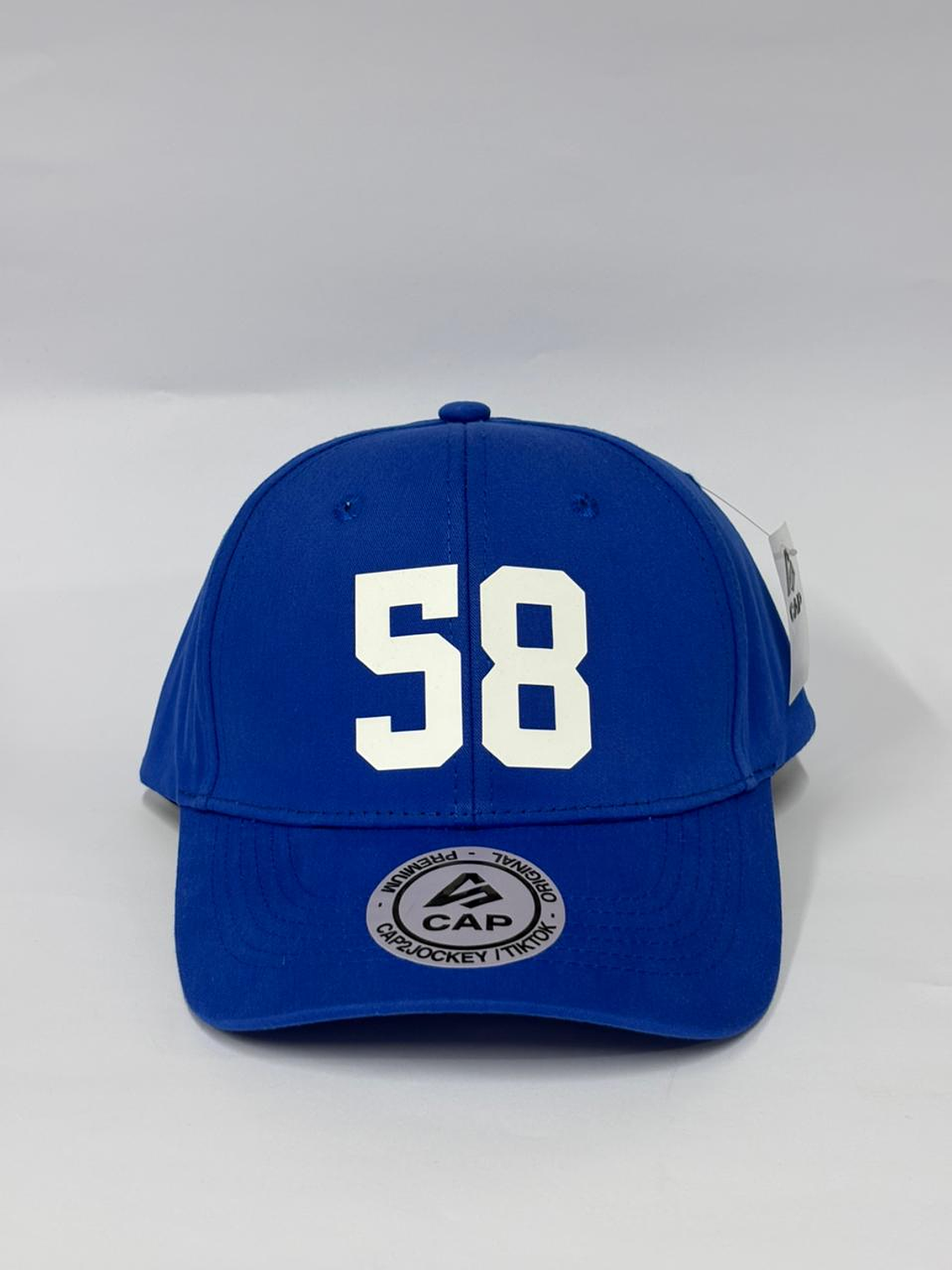 Gorra de lona 6p - Azul R / 58 1