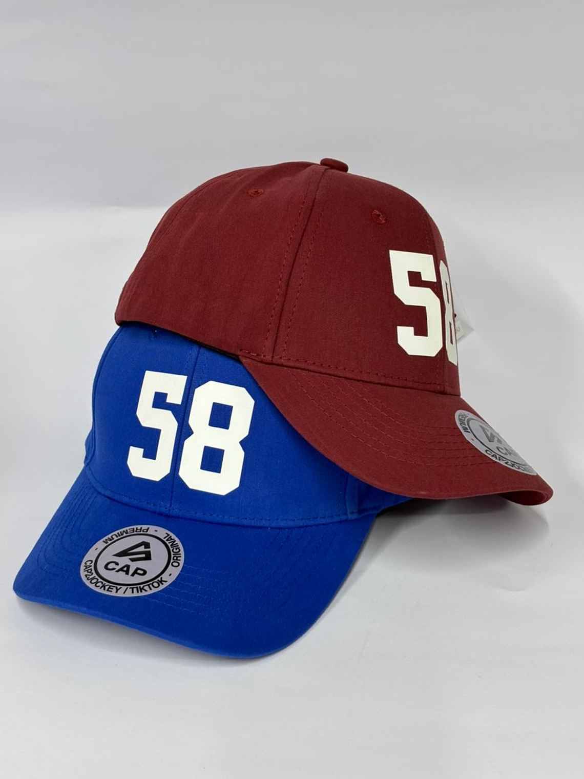 Gorra de lona 6p - Azul R / 58 3