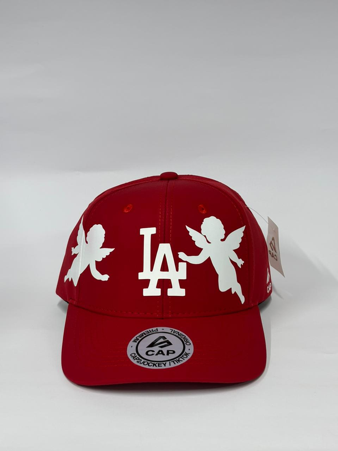 Gorra de lona 6p - Rojo / LA Ángeles  1