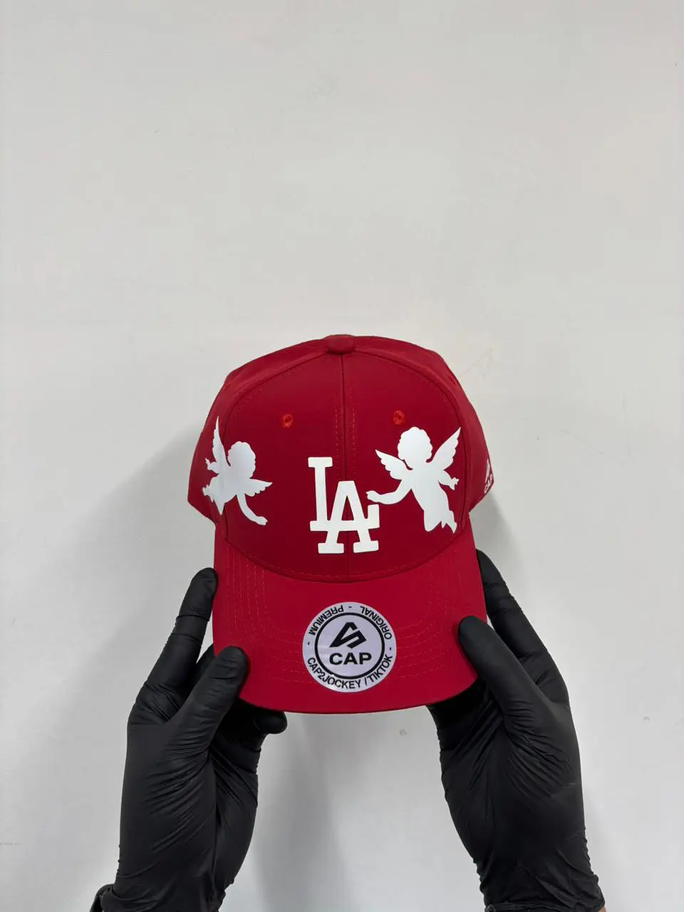 Gorra de lona 6p - Rojo / LA Ángeles  3