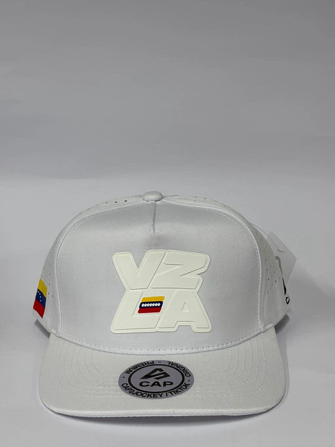 Gorra de lona 5p - Blanco / Vzla full white 
