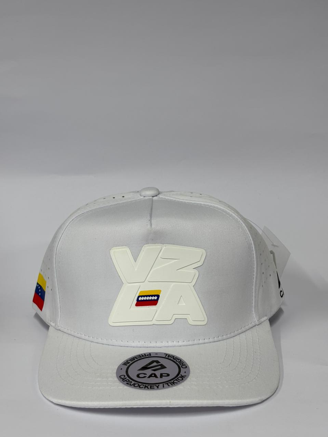 Gorra de lona 5p - Blanco / Vzla full white  1