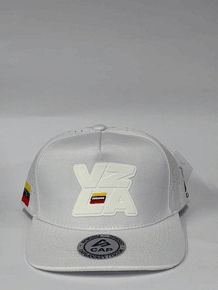 Gorra de lona 5p - Blanco / Vzla full white 
