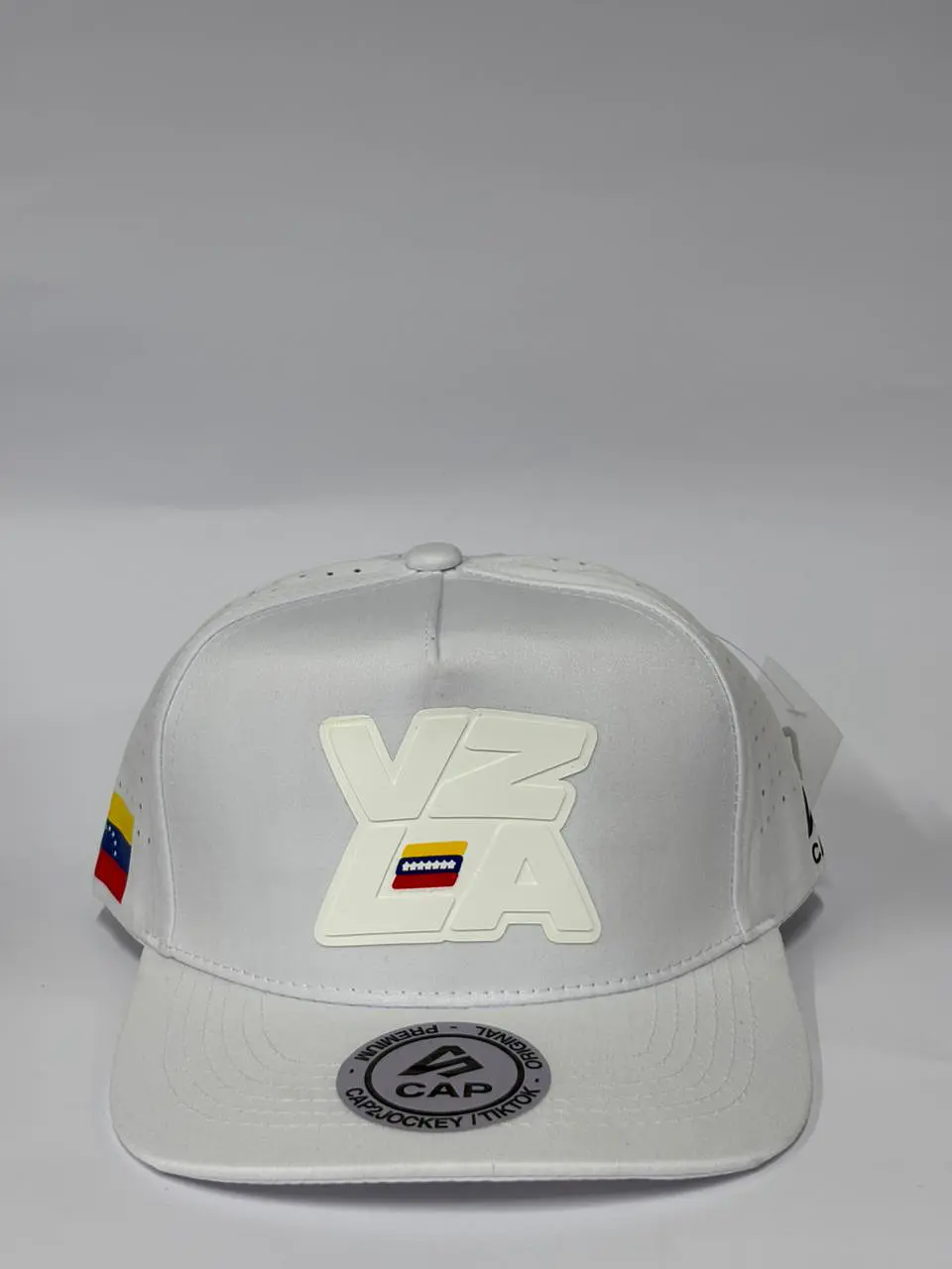 Gorra de lona 5p - Blanco / Vzla full white  1