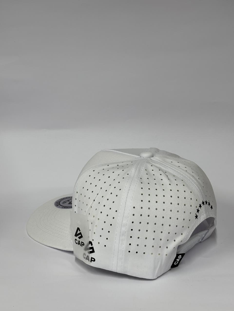 Gorra de lona 5p - Blanco / Vzla full white  3
