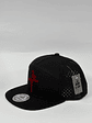 Gorra de lona 7p - Negro x rojo / FE ultra  - Miniatura 2