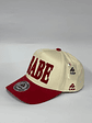 Gorra de lona 5p - Beige x rojo - BABE  - Miniatura 3