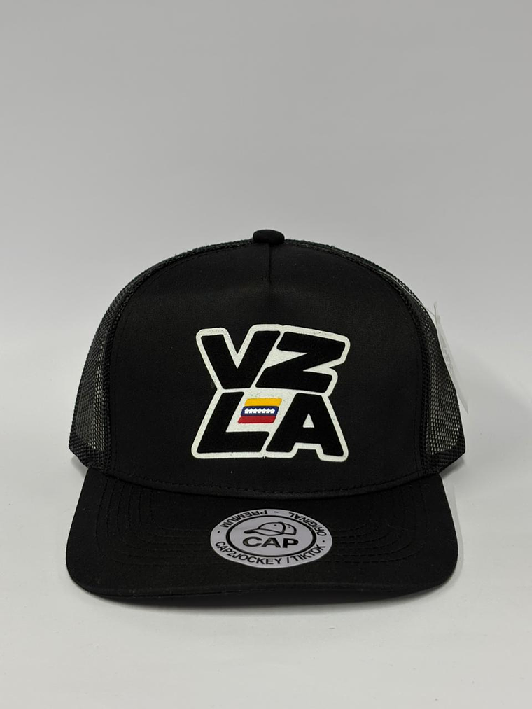 Jockey de malla 5p - Negro / Vzla bicolor  1