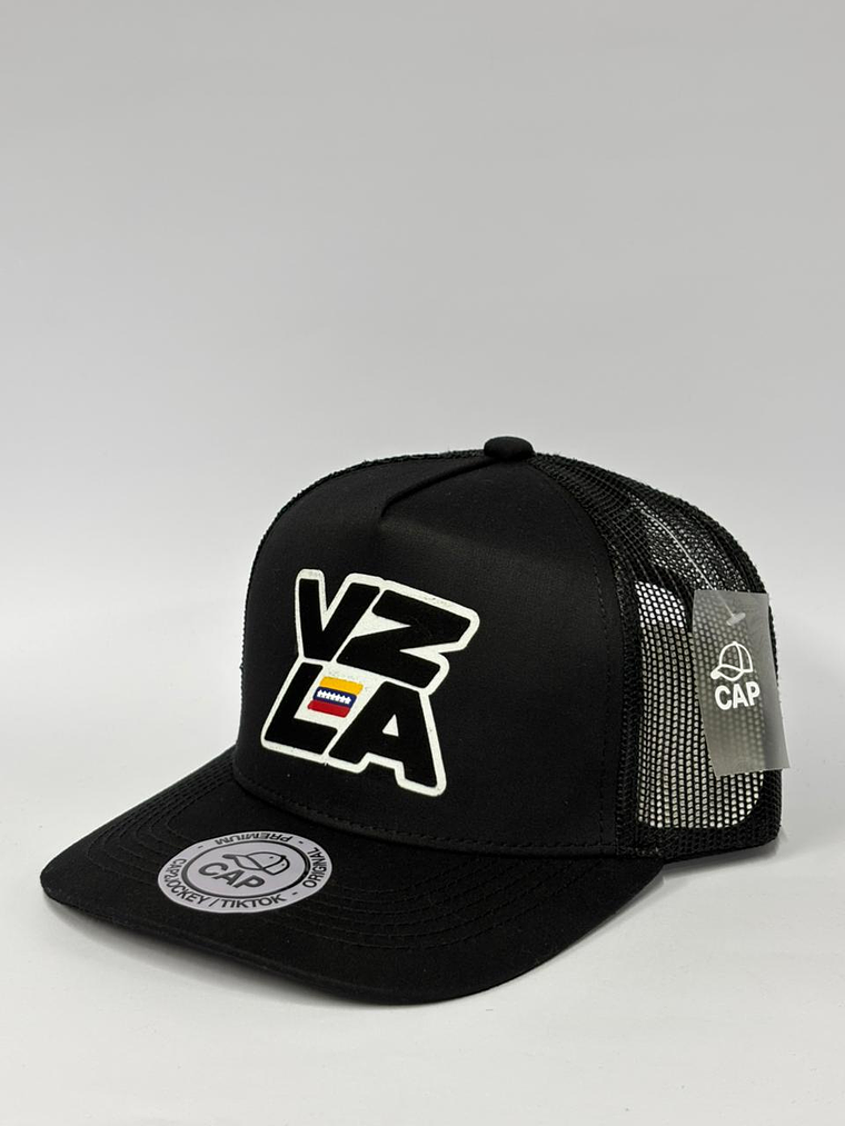 Jockey de malla 5p - Negro / Vzla bicolor  2