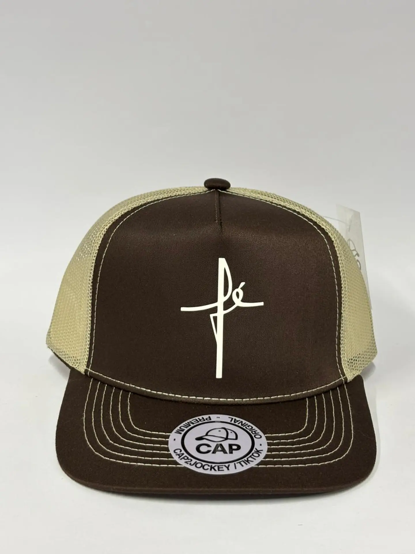 Jockey de malla 5p - Marrón x beige / FE 1