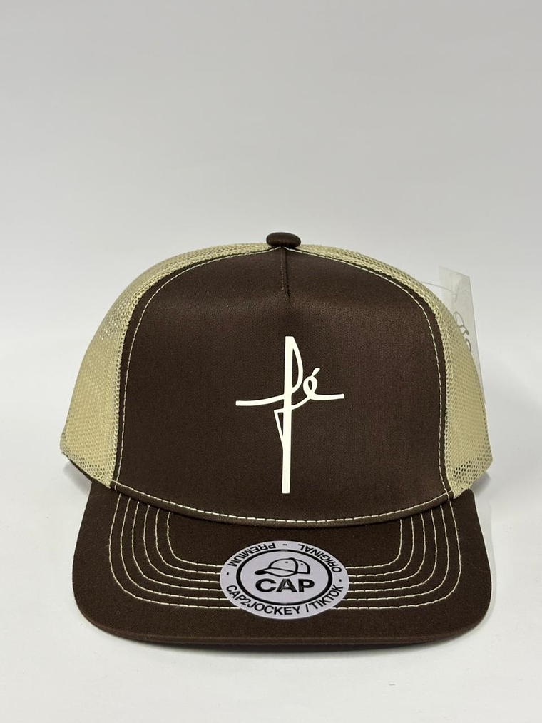 Jockey de malla 5p - Marrón x beige / FE 1