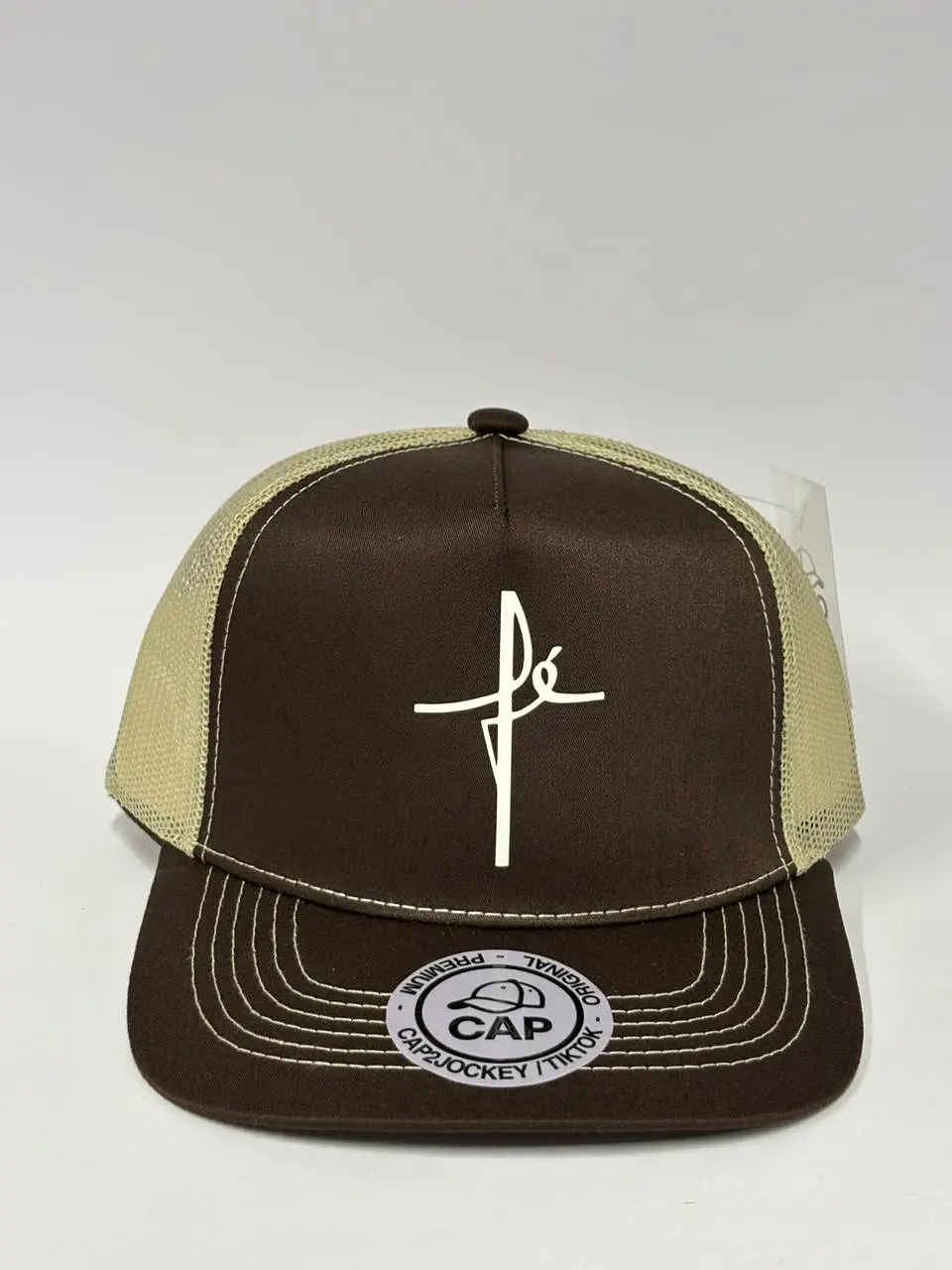 Jockey de malla 5p - Marrón x beige / FE 1