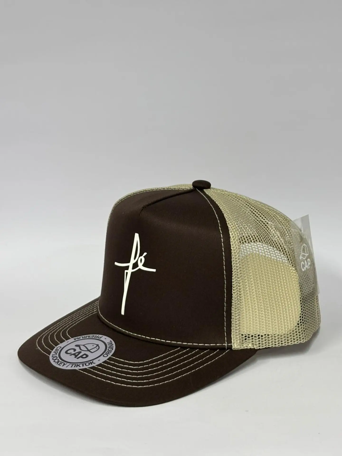 Jockey de malla 5p - Marrón x beige / FE 2