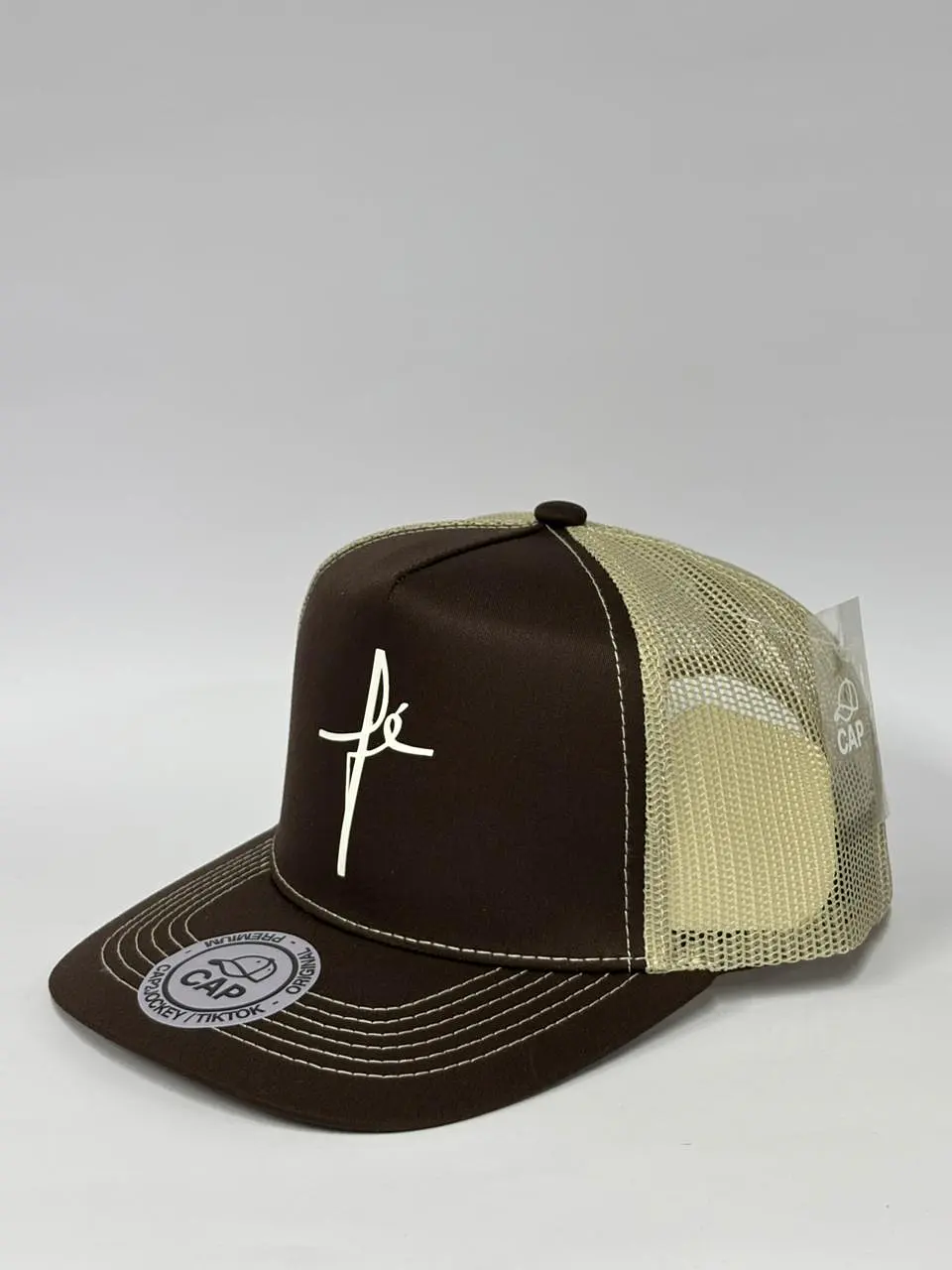 Jockey de malla 5p - Marrón x beige / FE 2
