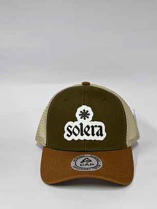 Jockey de malla 6p - Tricolor Tierra / Solera 