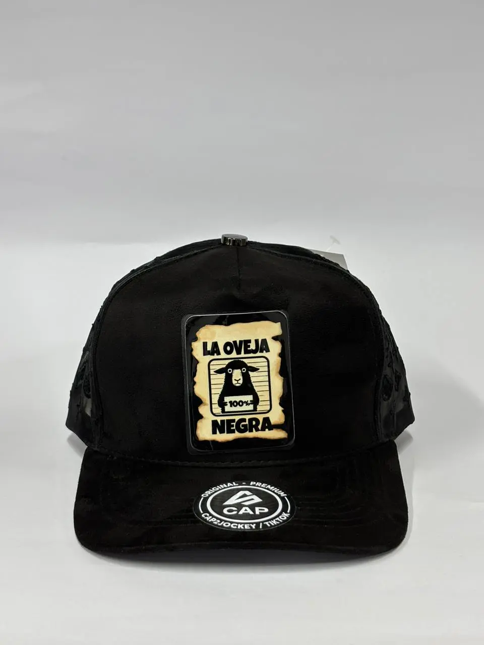 Jockey de gamuza super premium - Negro / Oveja Negra  1