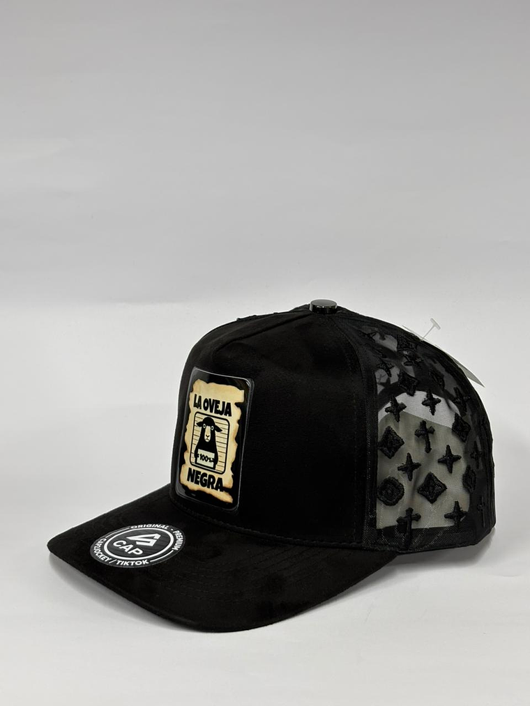 Jockey de gamuza super premium - Negro / Oveja Negra  2