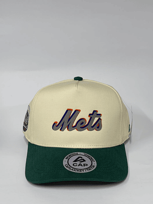 Gorra de lona 5p - Beige x Verde / Mets 