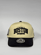 Gorra de lona 5p - beige x azul m / Boston black & Gold  - Miniatura 1