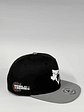 Gorra de lona 6p plana - Bitono Negro x gris - Toronto blue jays - Miniatura 2