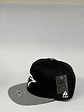 Gorra de lona 6p plana - Bitono Negro x gris - Toronto blue jays - Miniatura 3