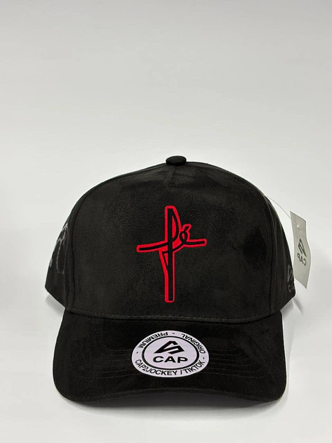 Gorra de gamuza 5p - Negro / Fe profunda 
