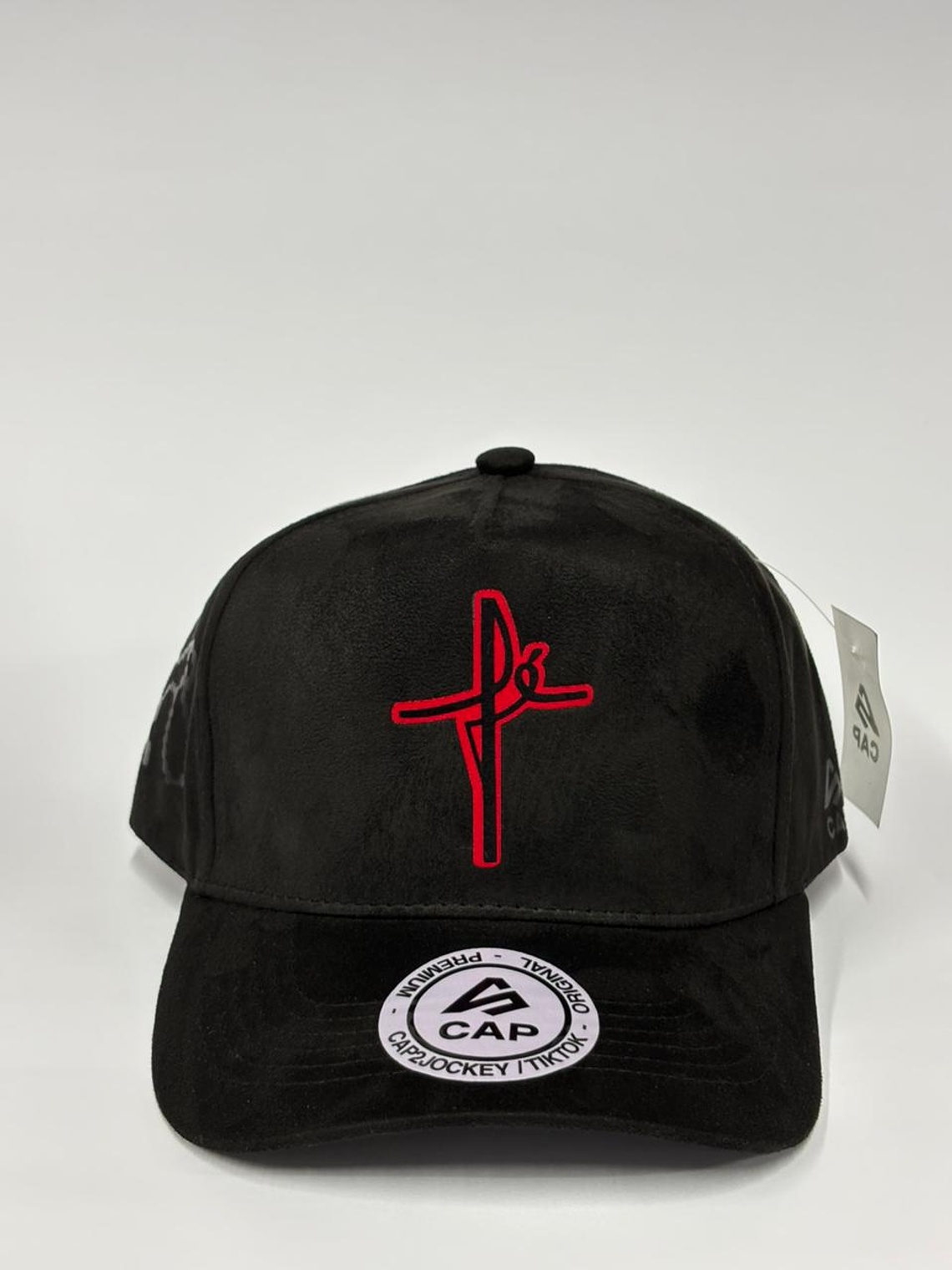 Gorra de gamuza 5p - Negro / Fe profunda  1