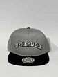 Gorra de lona plana 6p - Beige x negro / Venezuela . - Miniatura 1